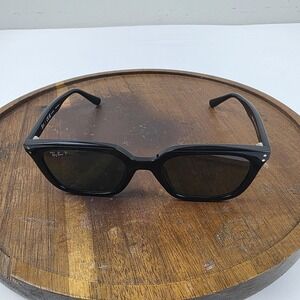 Ray-Ban RB4439D Sunglasses Mens 54-21-145 Black Green Polarized Square 901/9A